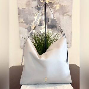 Thacker Light Grey Hobo Shoulder Bag